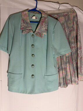 Pablo Collection Suit, Womens 2 piece, Top and Skirt